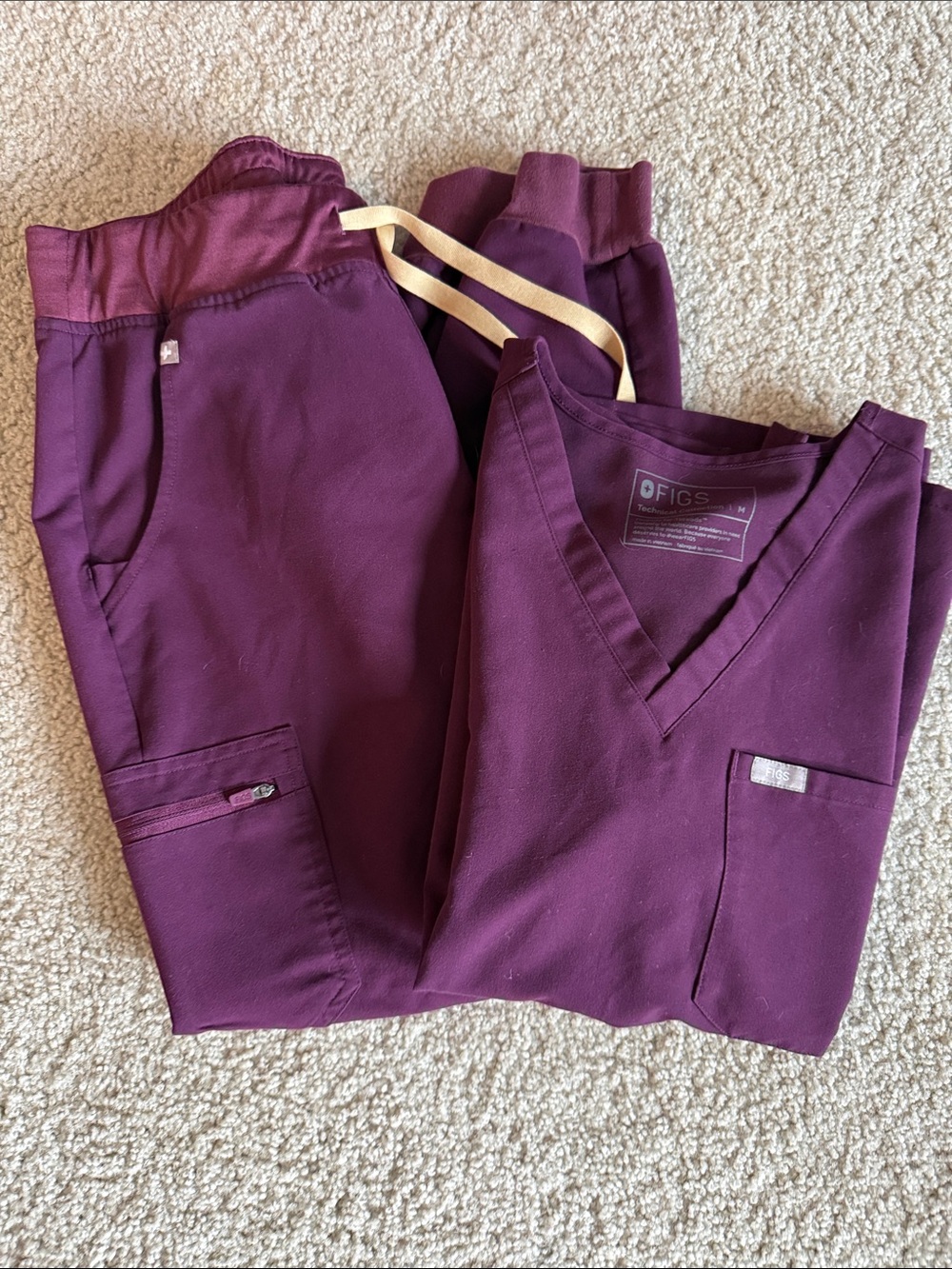 FIGS Women’s Scrubs in Plum/Purple